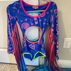 Mamadaux handmade rave bodysuit